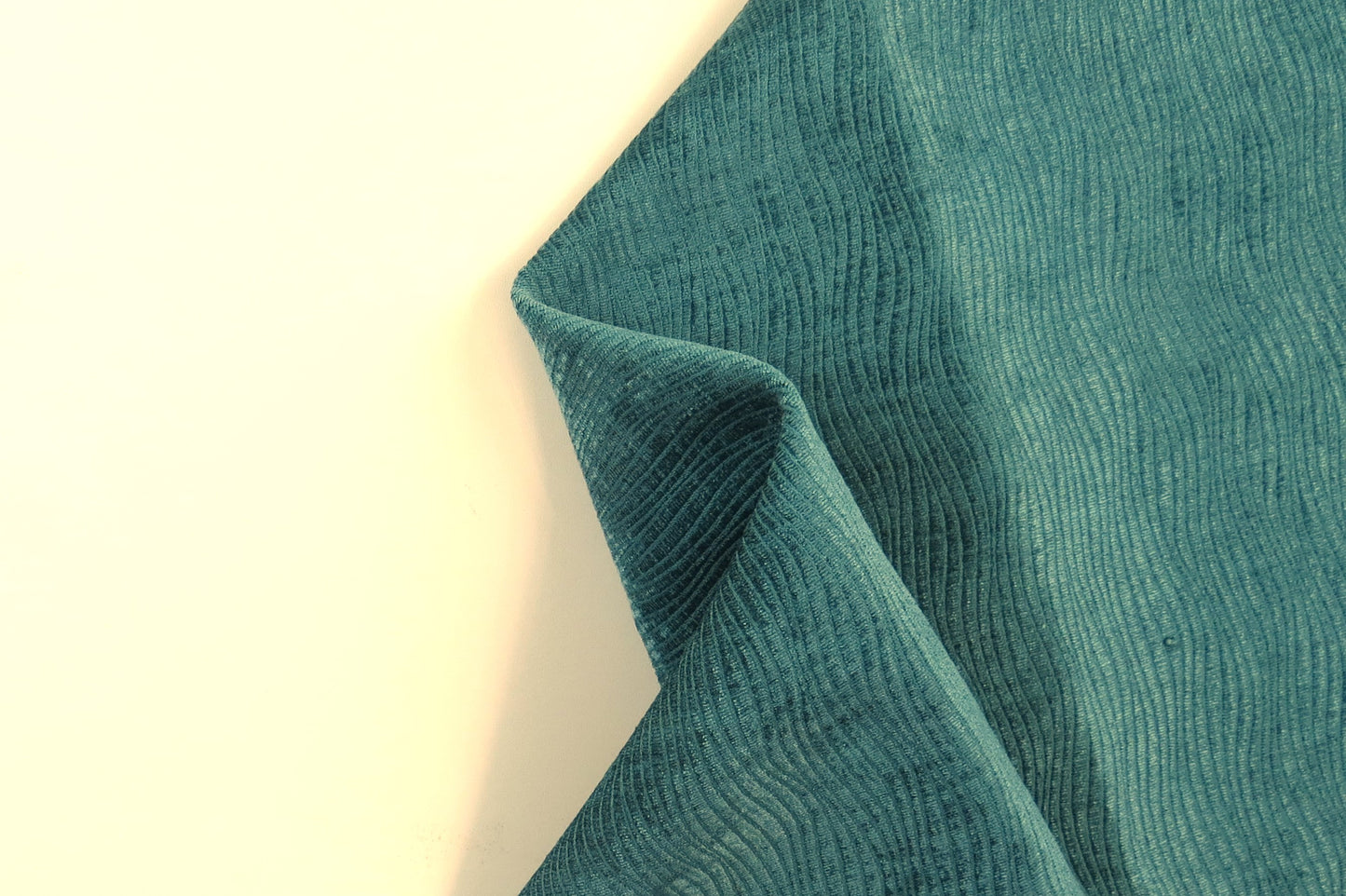 Morrocco Teal Chenille Upholstery Fabric