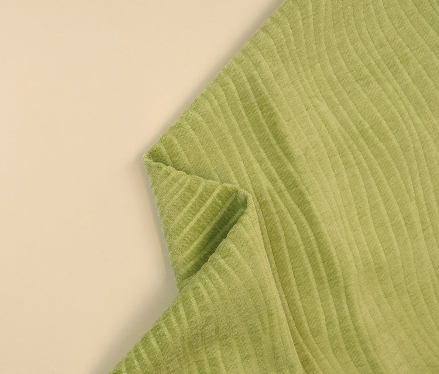 Marlowe Contempory Lime Green Chenille Upholstery Fabric