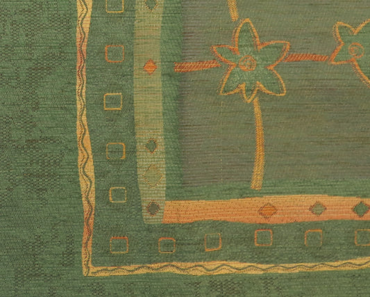 Durham Panel Pickle Green Chenille Upholstery Fabric