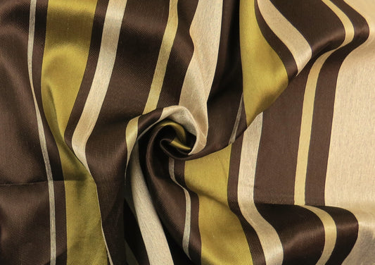 Amelia Satin Stripe Brocade Upholstery Fabric
