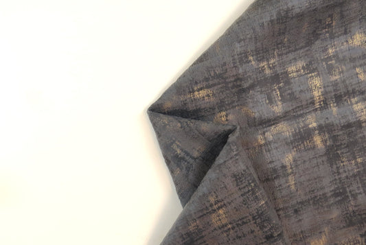Sicily Marble Smoked Gold Brocade Upholstery Fabric