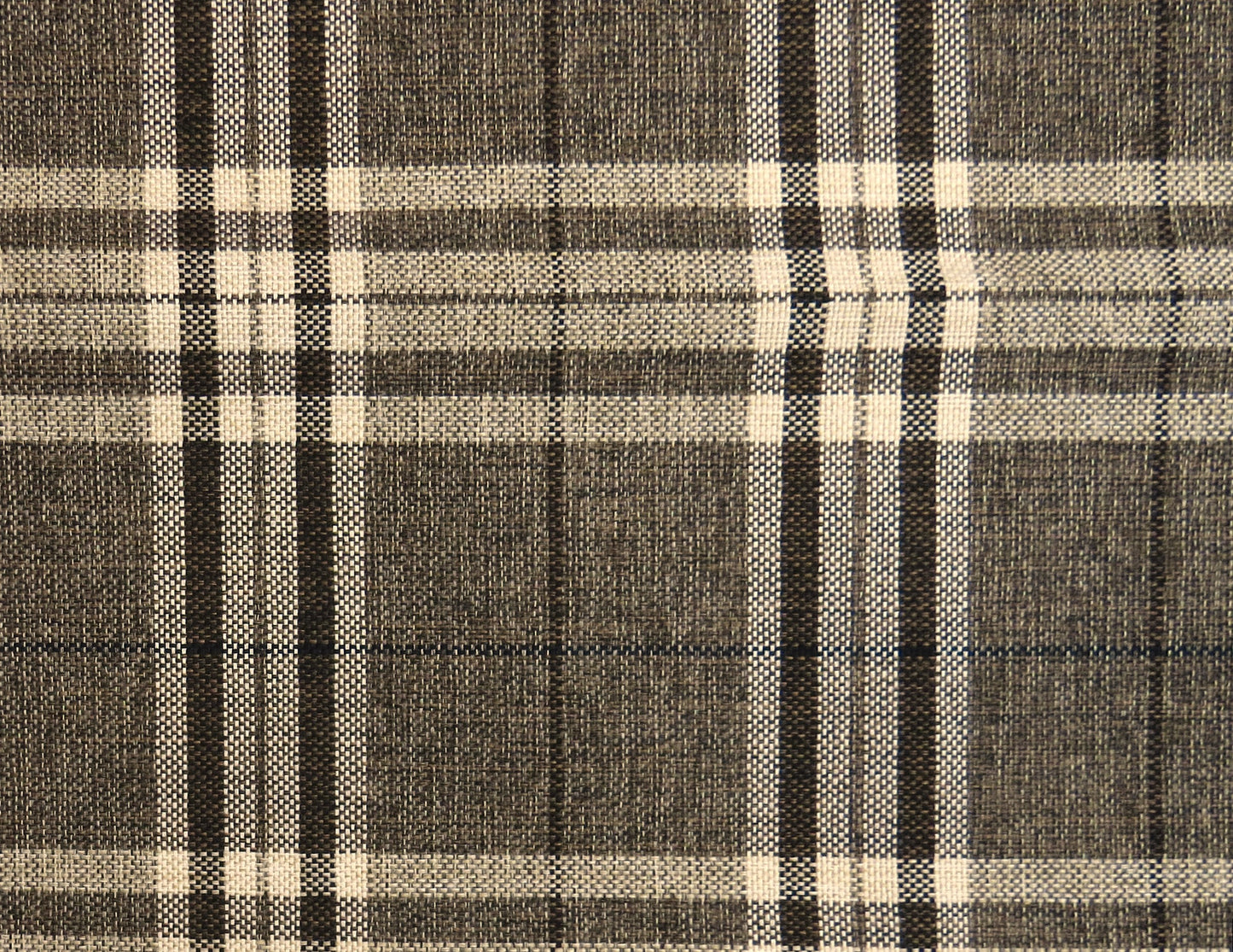 Gleneagles Check Nutmeg Flat Weave Upholstery Fabric