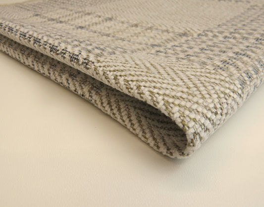 Natural Trellis Flat Weave Upholstery Fabric