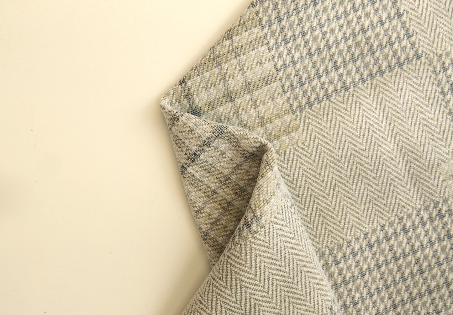 Natural Trellis Flat Weave Upholstery Fabric