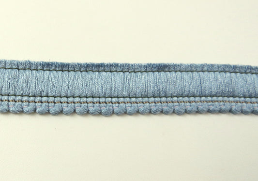 Upholstery Ruche Trim - Light Blue