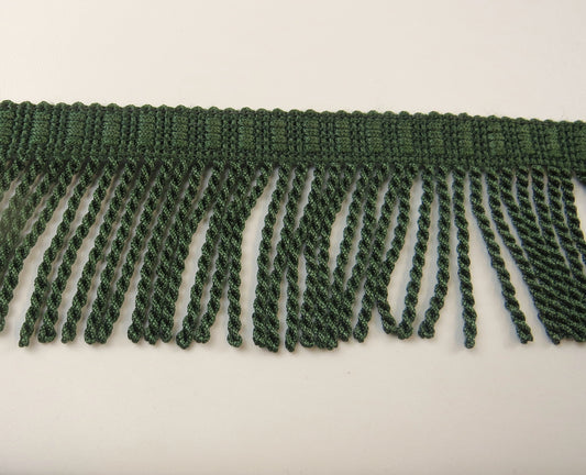 3" Upholstery Fringe - Dark Green