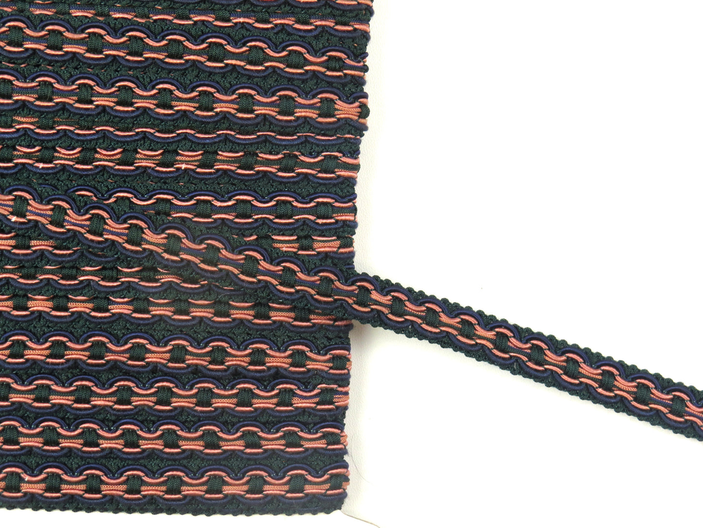 Upholstery Braid Trim - Green / Pink / Blue