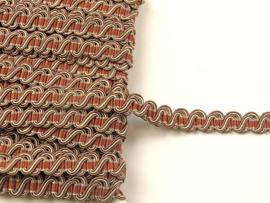 Upholstery Braid Trim - Brown
