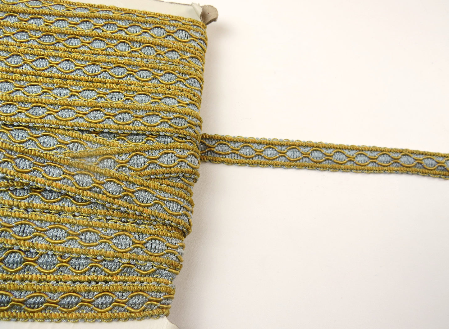 Upholstery Braid Trim - Blue And Gold