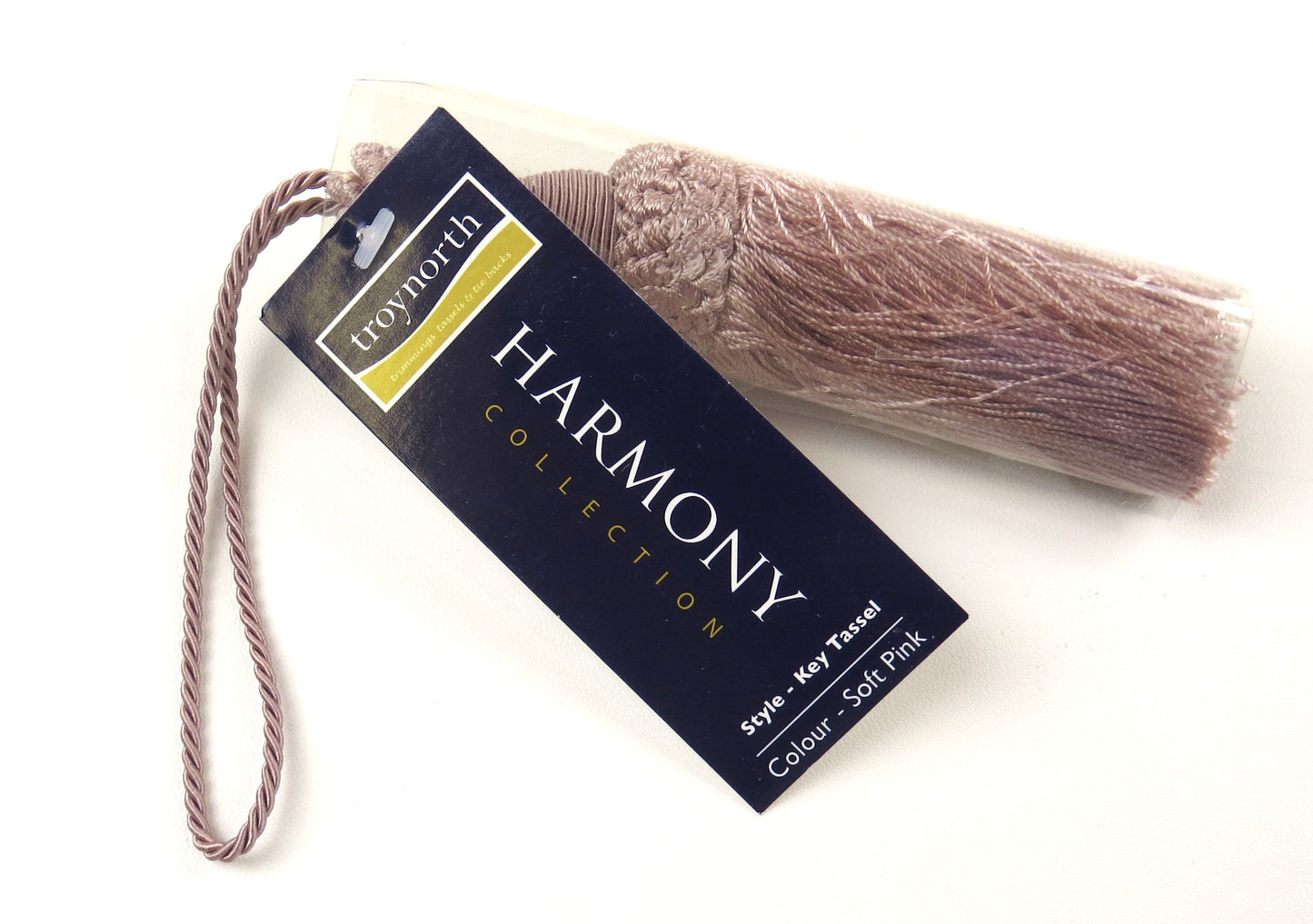 Harmony Collection Soft Pink Key Tassel - Soft Options upholstery trim