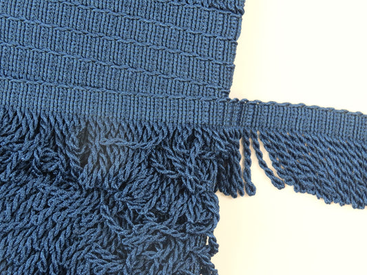 2.5" Upholstery Fringe - Petrol Blue