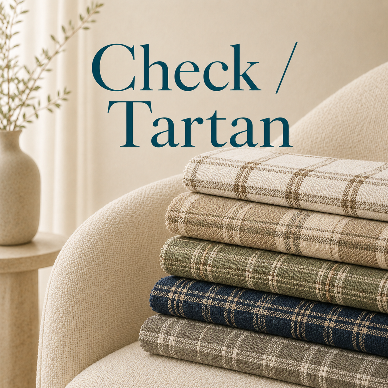 Check/Tartan upholstery fabrics