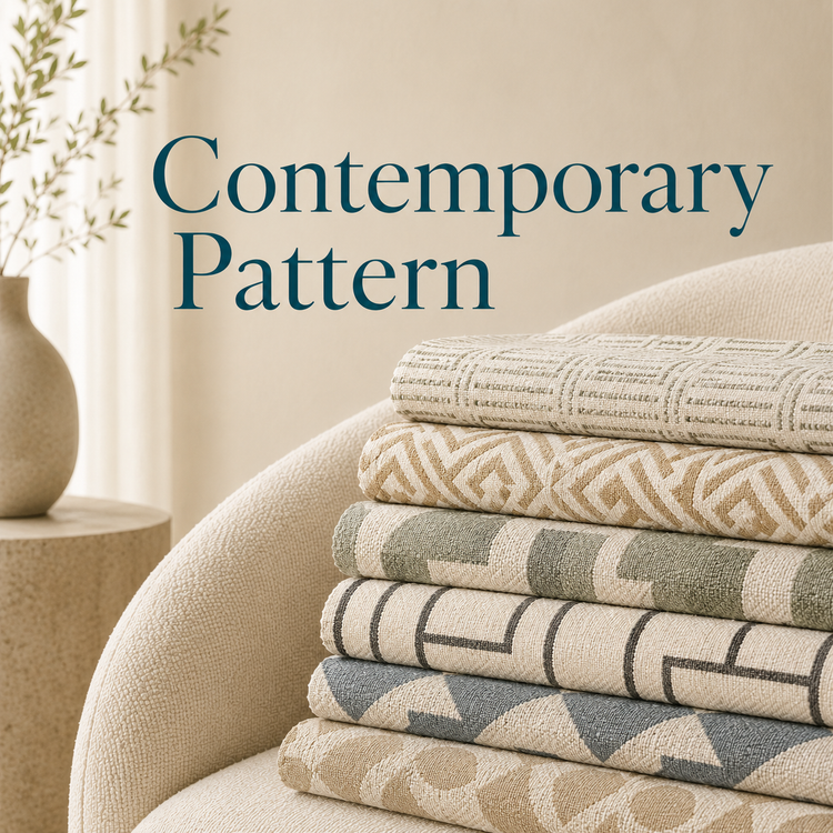 Contemporary upholstery fabric