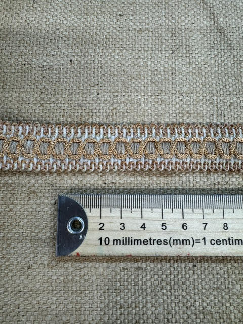 Upholstery Haberdashery Wide Decorative Braid - Caramel Mix