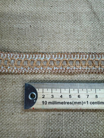 Upholstery Haberdashery Wide Decorative Braid - Caramel Mix
