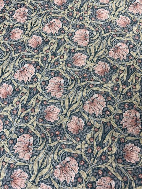 Chatham Glyn William Morris Pimpernel Rust Chenille Upholstery Fabric - Soft Options upholstery trim