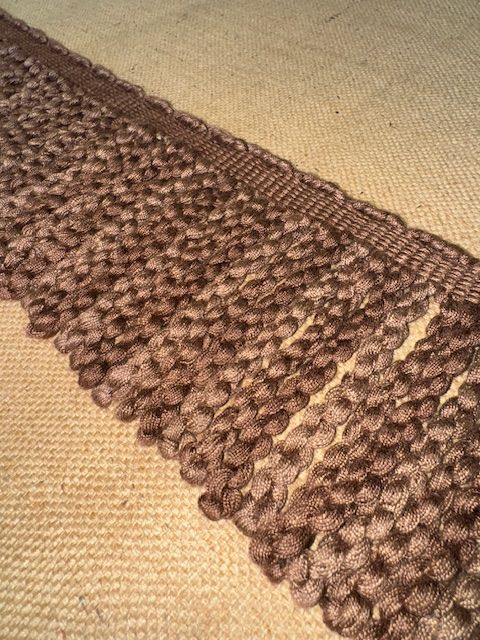 Upholstery Spectrum Heavy Bullion Fringe - Braided top Rope - Cocoa Mocha Mix