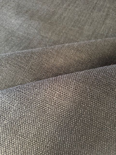 Black Hessian Decorative Fabric - Fire Retardant