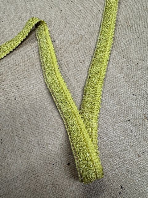 Upholstery Brush Fringe/ Ruche Trim - Egyptian Gold