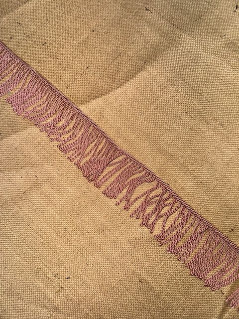 Upholstery Spectrum Decorative Synthetic Viscose Rope Fringe - Rose Pink - Soft Options upholstery trim
