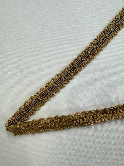 Upholstery Braid/Gimp Trim - Antique Gold