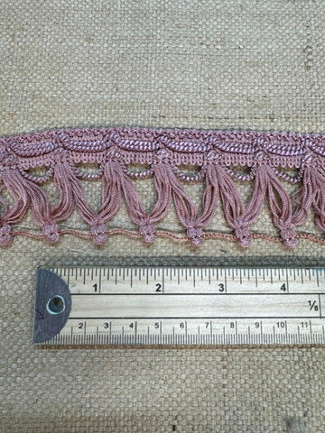 Upholstery Haberdashery fringe - Dust Pink