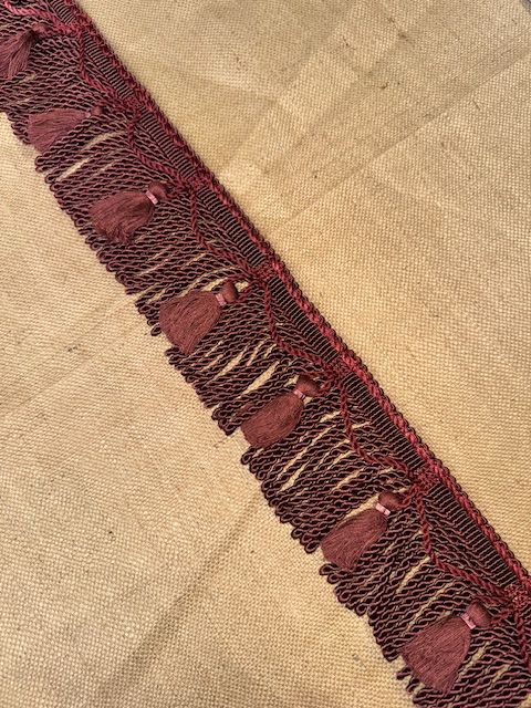Upholstery Spectrum Bullion Tassel Fringe - Rich Plum