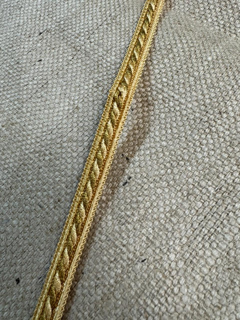 Upholstery Decorative Braid Trim - Old Gold
