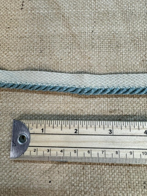 Upholstery Flanged Cord Trim - Teal