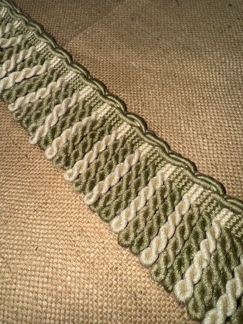 Upholstery Spectrum Bullion Fringe - Mint/Cream Mix - Soft Options upholstery trim