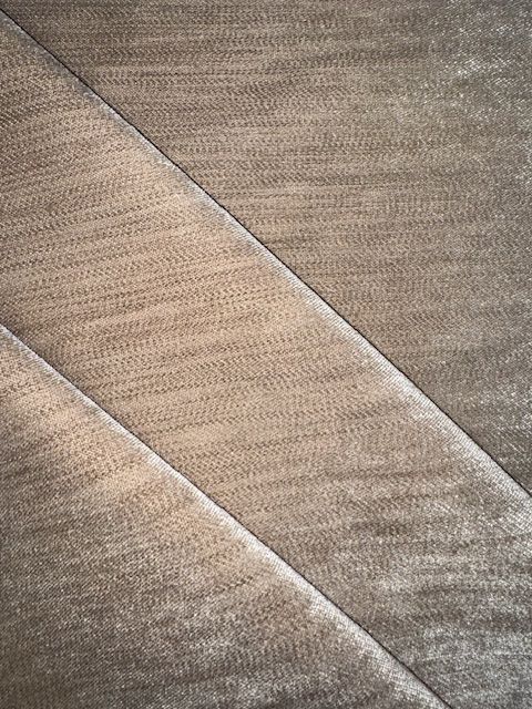 Ross Fabrics Mixed Velvet Crush Slub Neutral Fog Upholstery Fabric - Soft Options upholstery trim