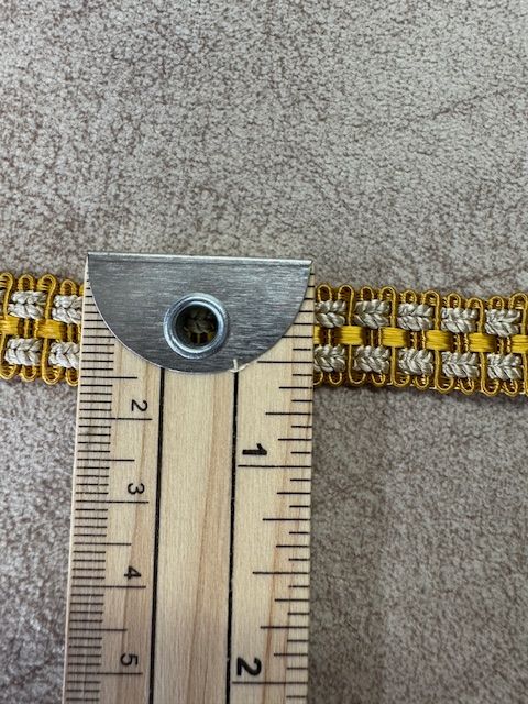 Upholstery Decorative Flat Braid Trim - Midas Gold