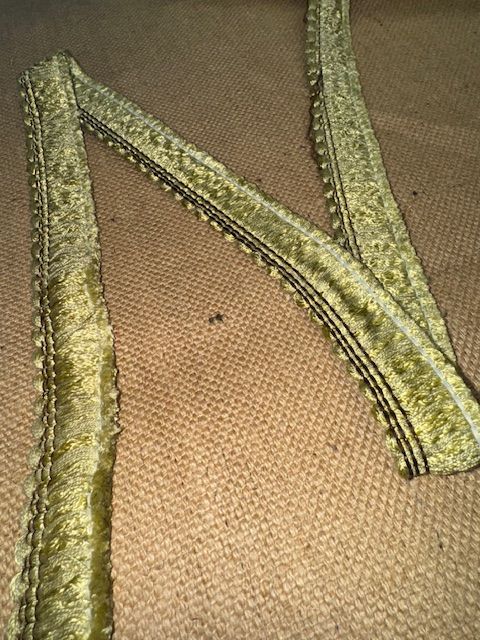 Upholstery Brush Fringe/ Ruche Trim - Pear Green