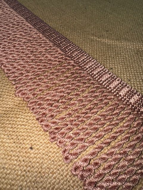Upholstery Spectrum Roman Fringe - Braided top Rope - Candy Pink