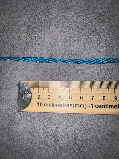 Upholstery Decorative Finishing Cord - Teal - Soft Options upholstery trim