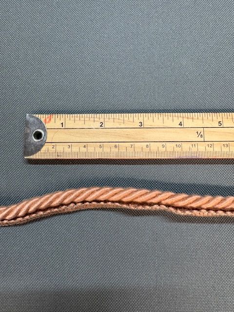 Upholstery Flanged Cord - Coral