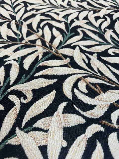 Chatham Glyn William Morris Willow Bough Ebony Chenille Upholstery Fabric