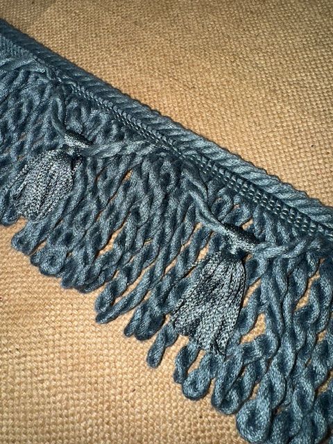 Upholstery Spectrum Empire Tassel Fringe - French Blue - Soft Options upholstery trim