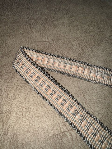 Polsterung Dekorative Flachgeflechtborte – Peach Slate