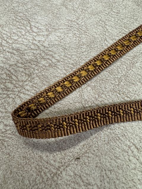 Upholstery Flat Braid Trim - Conker