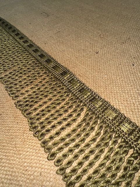 Upholstery Spectrum Roman Fringe - Braided top Rope - Forester - Soft Options upholstery trim