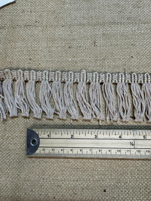 Upholstery Haberdashery fringe - Nude
