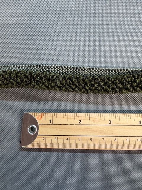 Upholstery Berry Ruche Trim - Olive