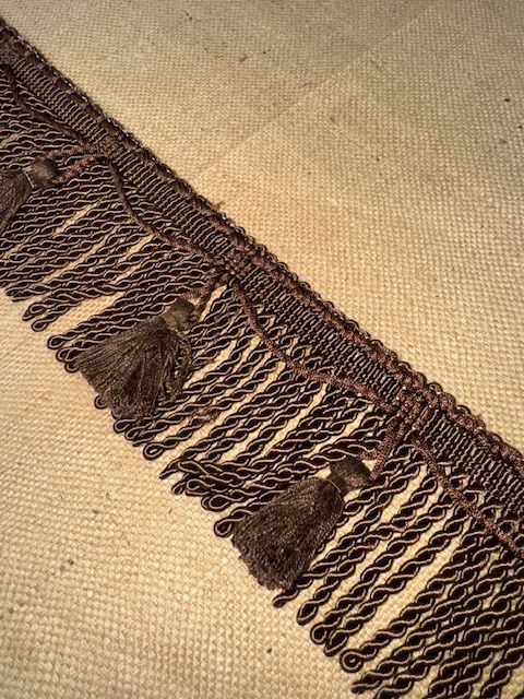 Upholstery Spectrum Bullion Tassel Fringe - Walnut - Soft Options upholstery trim