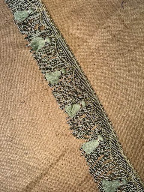 Upholstery Spectrum Bullion Tassel Fringe - Peppermint - Soft Options upholstery trim
