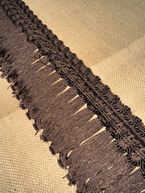 Upholstery Swing Fringe with Decorative Braided Top - Bournville