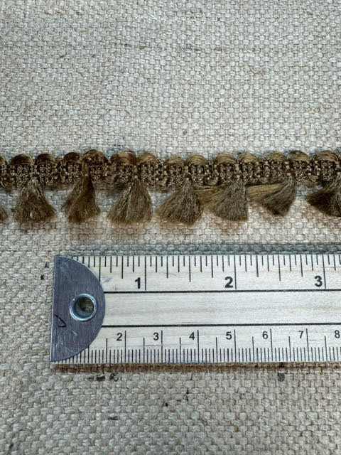 Upholstery Haberdashery Tassle Fringe - Copper