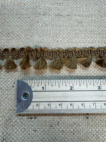 Upholstery Haberdashery Tassle Fringe - Copper
