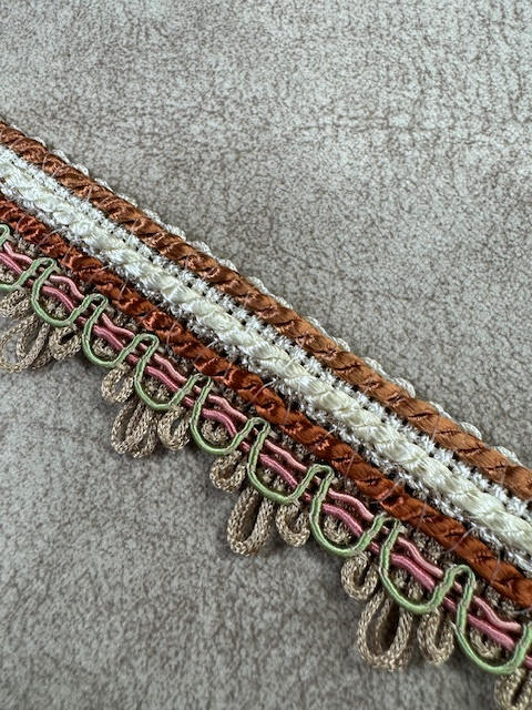 Upholstery Wide Braided Looped Fringe - Japandi Mix - Soft Options upholstery trim