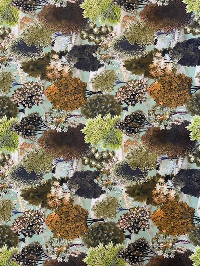 Forest Hill Willow Printed Velvet Upholstery Fabric - Soft Options upholstery trim